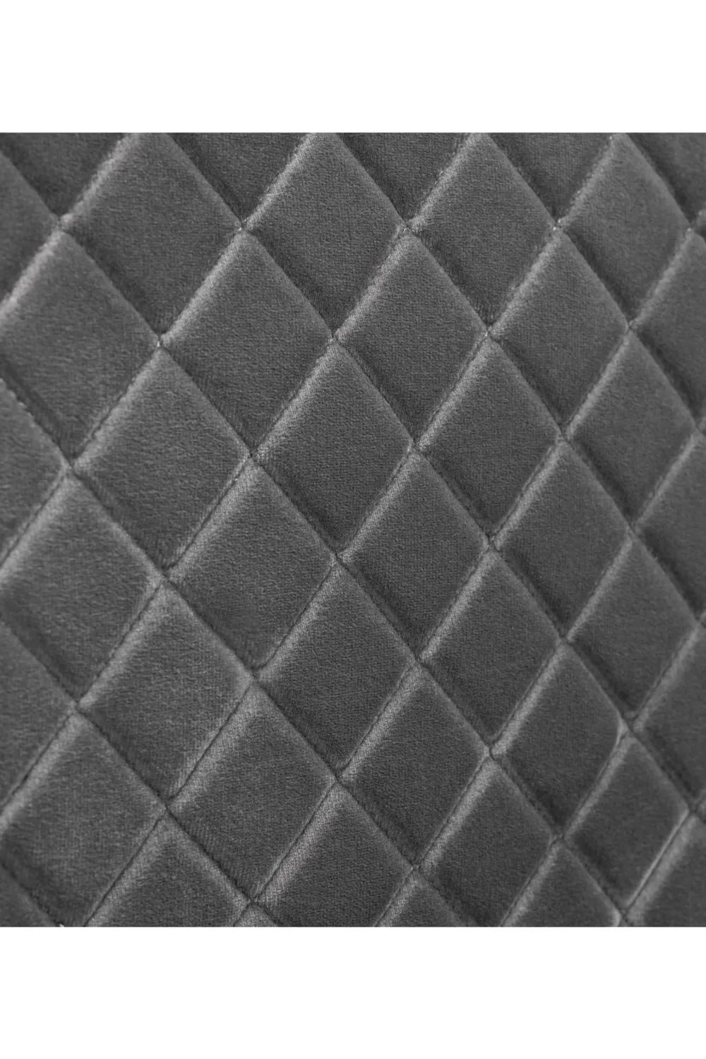 Julian Bowen Sanderson King Grey Velvet Quilted Headboard Bed 5