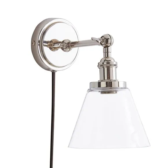 Dorma Purity Nickson Plug In Wall Light 5