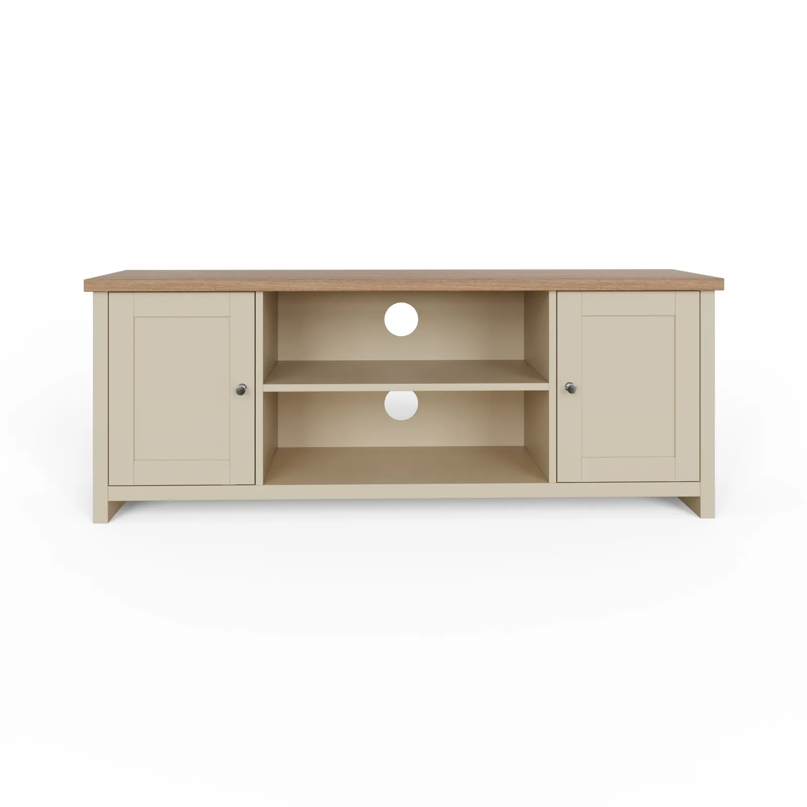 GFW Lancaster Large TV Cabinet in Cream 5