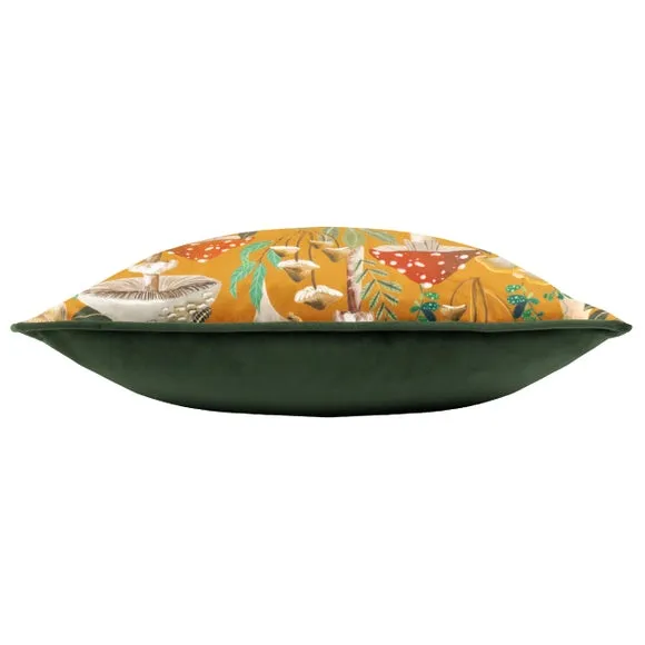 Wylder Wild Garden Mushroom Square Cushion 4