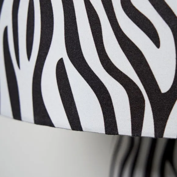 Kat Zebra Print Table Lamp 3