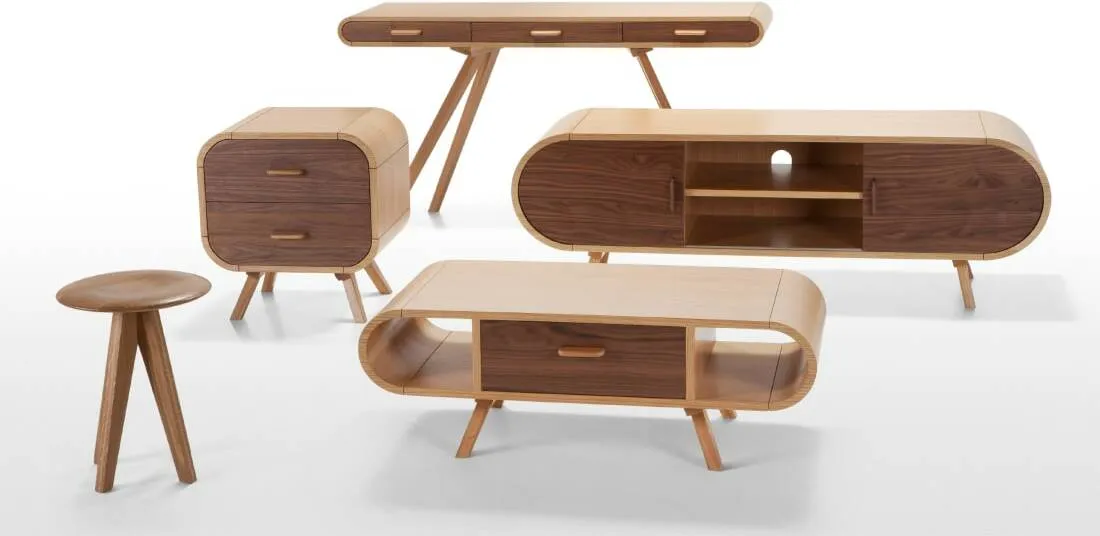 Fonteyn Coffee Table, Oak and Walnut