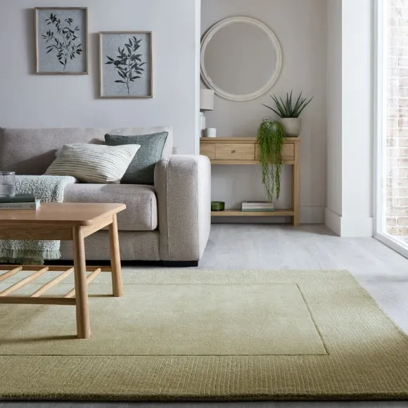 Boston Wool Border Rug 1