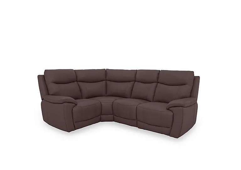 Sloane Leather Small Left Hand Facing Corner Sofa