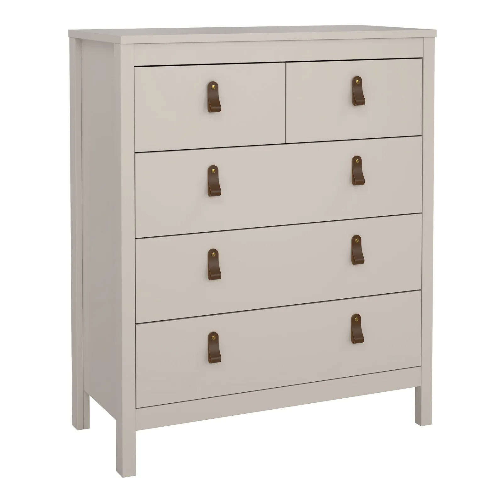 Furniture To Go Barcelona Chest 3+2 Drawers in Cashmere in Beige