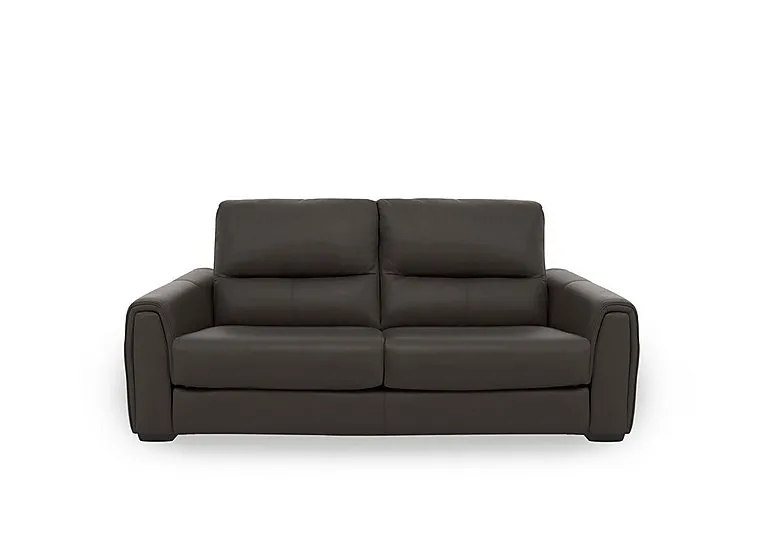 Flex Leather 2 Seater Sofa - Dark Chocolate