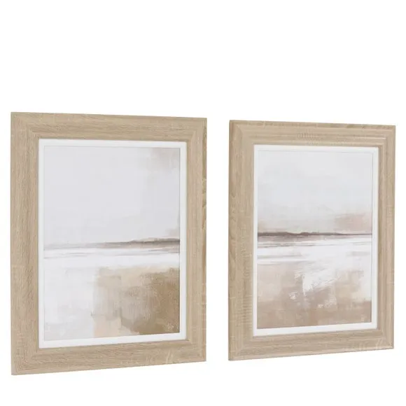 Cedar and Sage Set of 2 Sandscape Framed Canvases 6