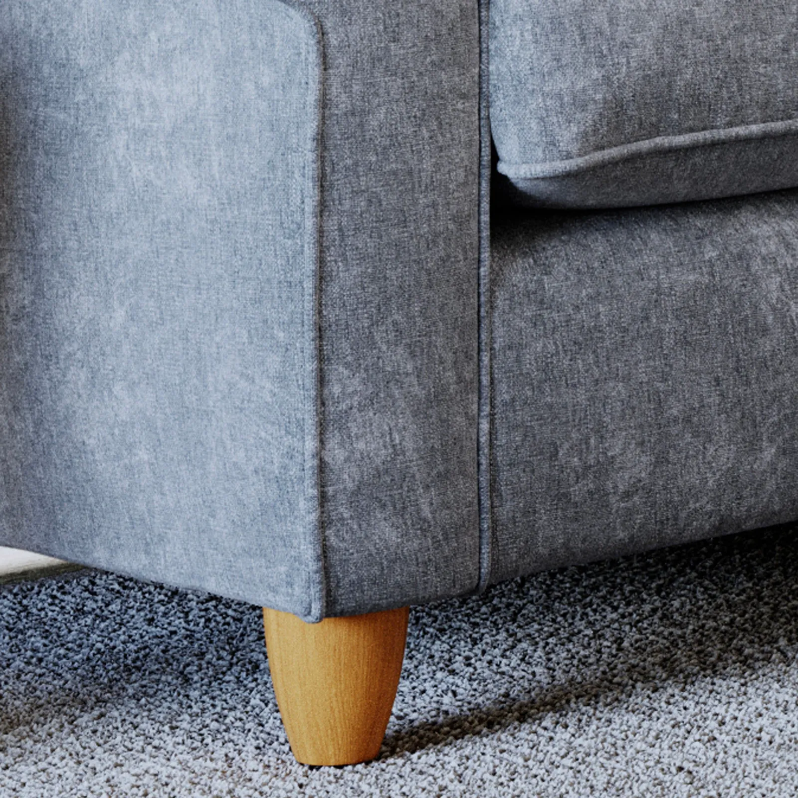 The Great Sofa Company Flora Large Sofa Glory Anthracite in Mid Grey 5