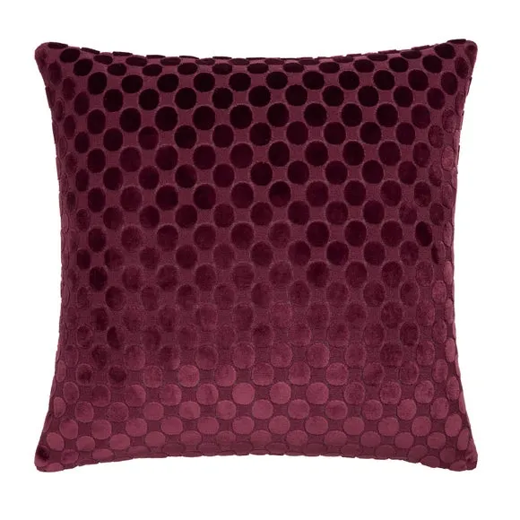 Soiree Velvet Spot Square Cushion 3