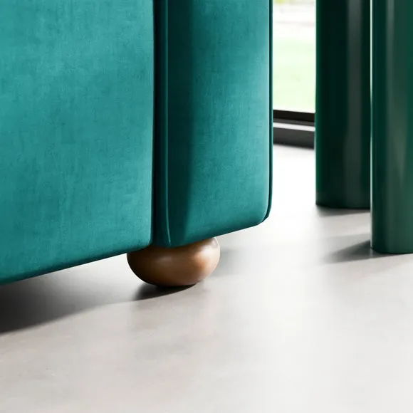 Zoe II Velvet Corner Storage Sofa Bed 5