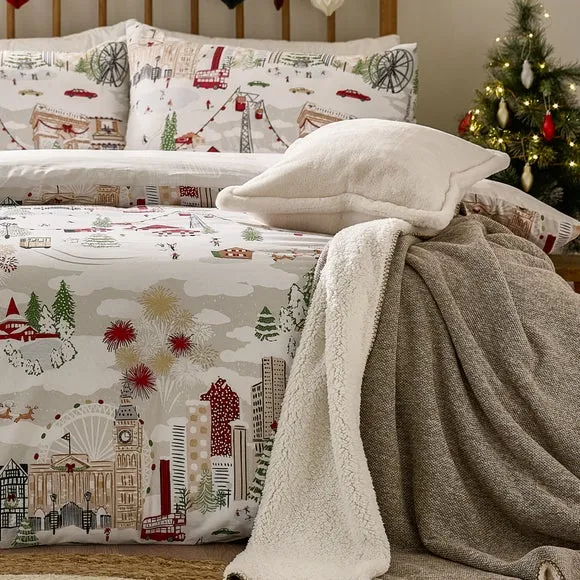 furn. Joy To All Duvet Cover and Pillowcase Set 3