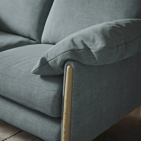 Hector Tonal Plush Chenille 3 Seater Sofa 2