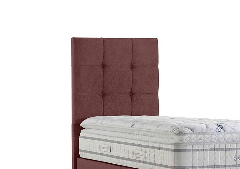 Apex Floor Standing Headboard - Single - Tweed Rose
