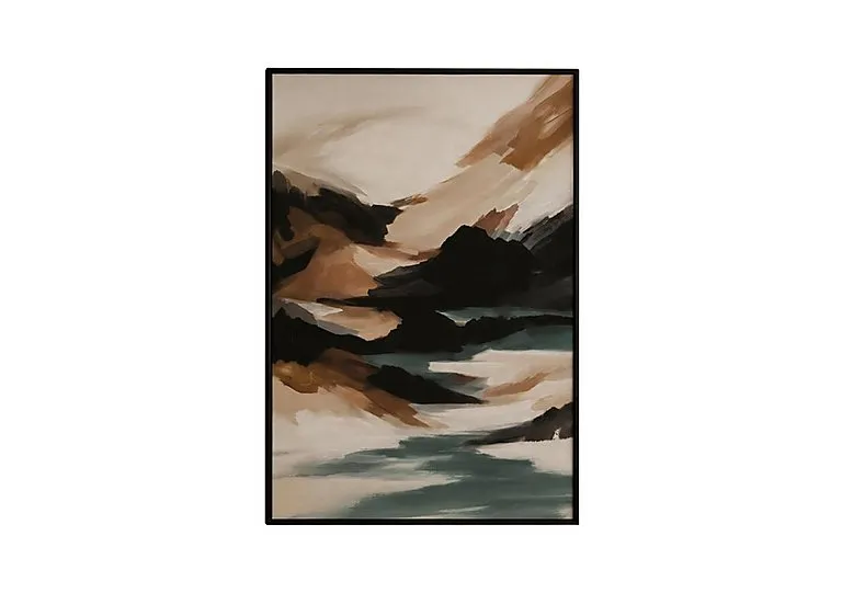 Earth Bound Flow 2 Framed Velvet Canvas - Home Accessories - In Time for Christmas
