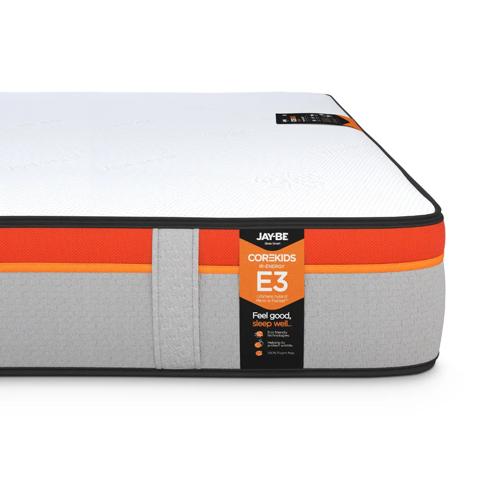 Jay-Be CoreKids E3 IR-Energy 1600 Micro Pocket Spring Mattress - 3ft Single (90 x 190 cm)