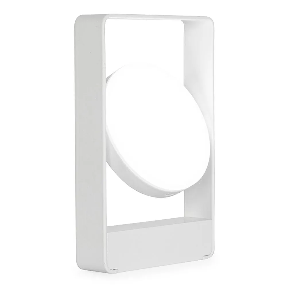 Case Mouro Portable LED Table Lamp White 2