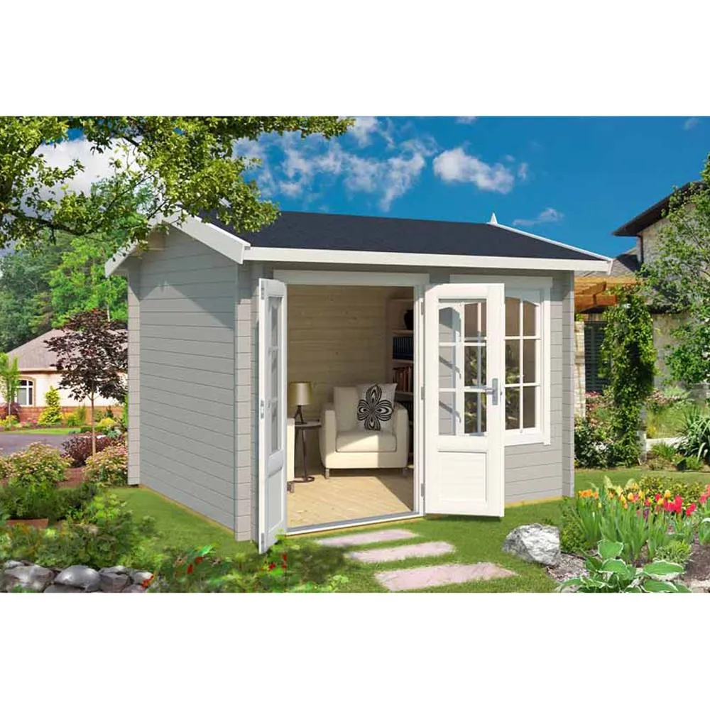 Lasita Maja Ltd Alex-Log Cabin, Garden Room, Home Office - L340xW308.3xH245.1 cm in Beige 5