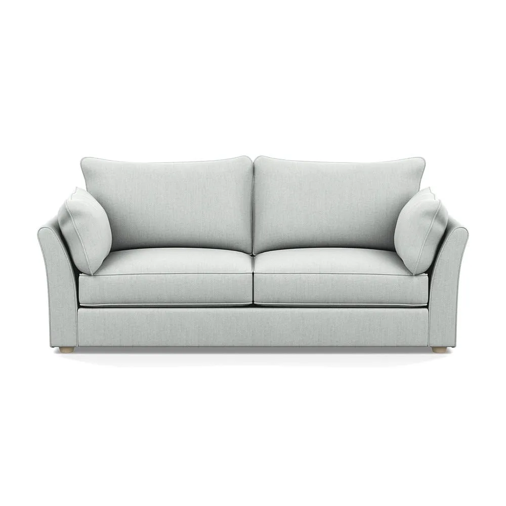 Heal's Tailor 4 Seater Sofa Broadweave Tin Natural Beech Feet 1