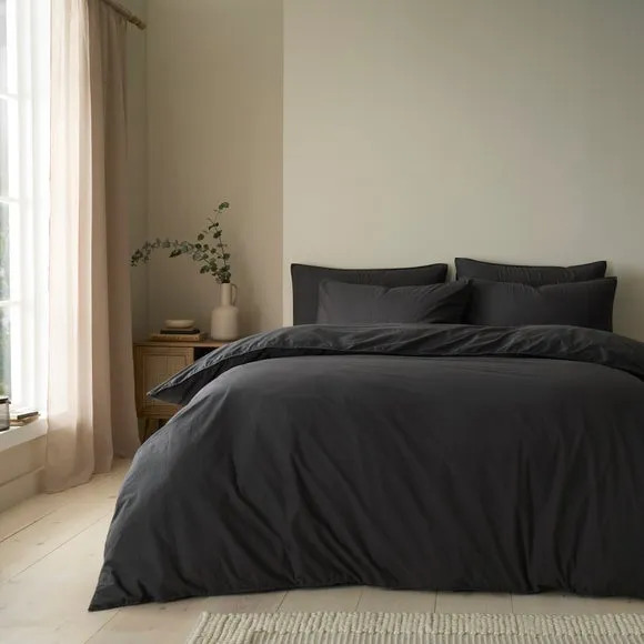 Soft Washed Cotton Duvet Cover & Pillowcase Set 1