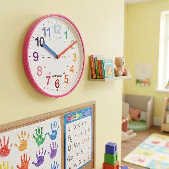 Acctim Wickford Time Teaching Kids Wall Clock 1