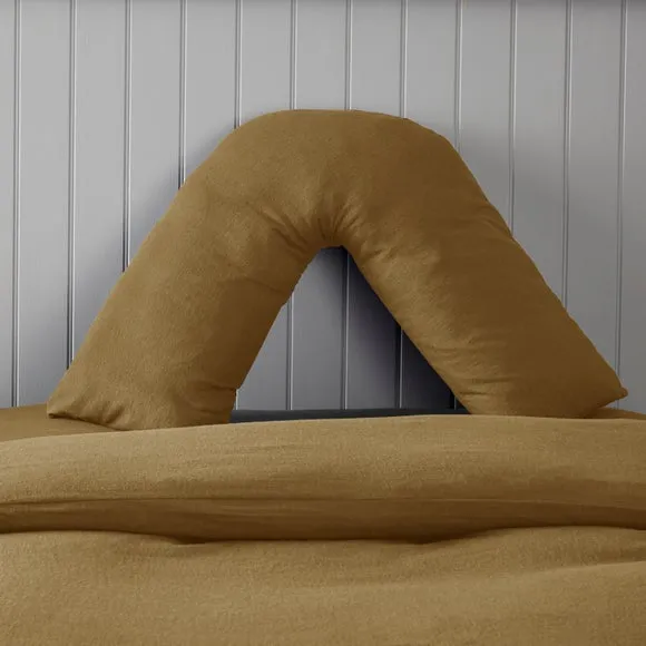 Soft & Cosy Luxury 100% Brushed Cotton V-Shape Pillowcase