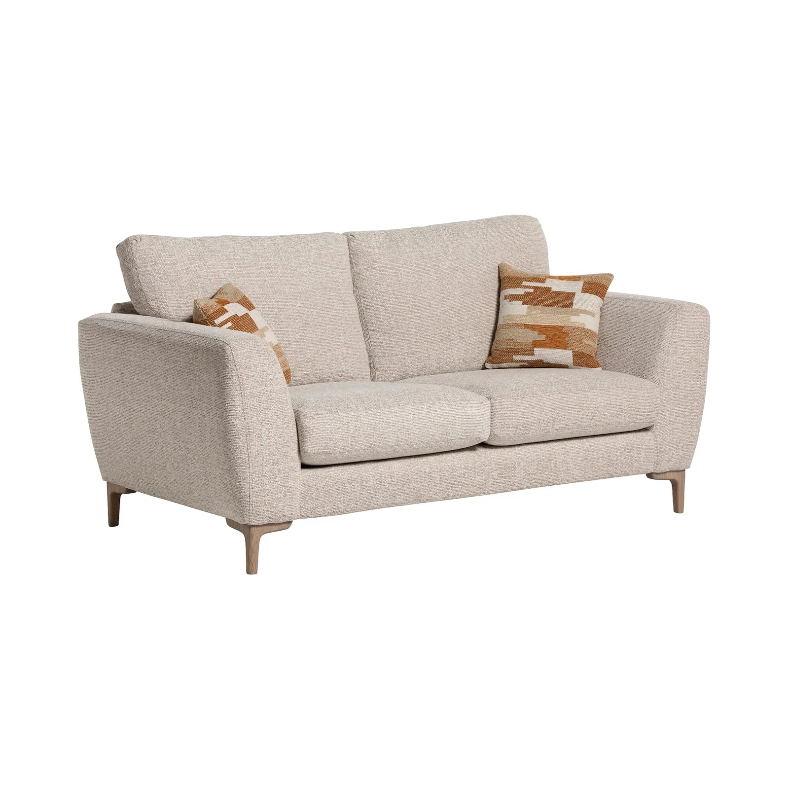 Chaska 2 Seater Standard Back Sofa, Neutral Fabric | Barker & Stonehouse 2