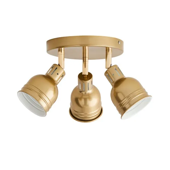 Issac 3 Light Semi Flush Ceiling Light 5