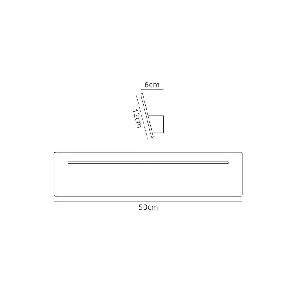 Netlighting Fusion Wall Lamp Rectangular 12W LED 4000K 1080lm White 2