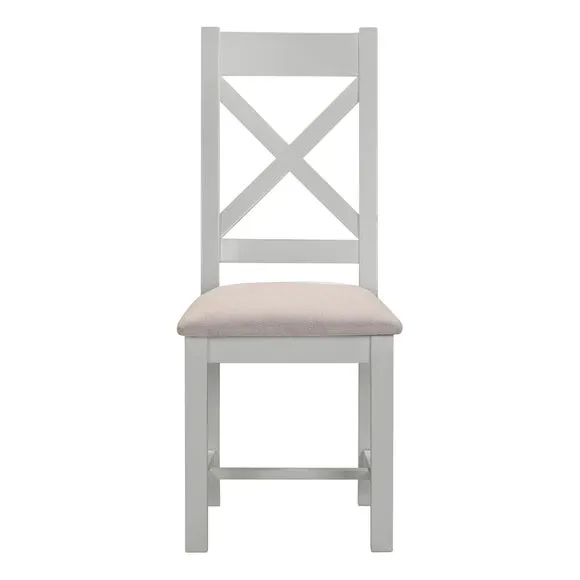 Windsor Set of 2 Cross Back Dining Chairs 3
