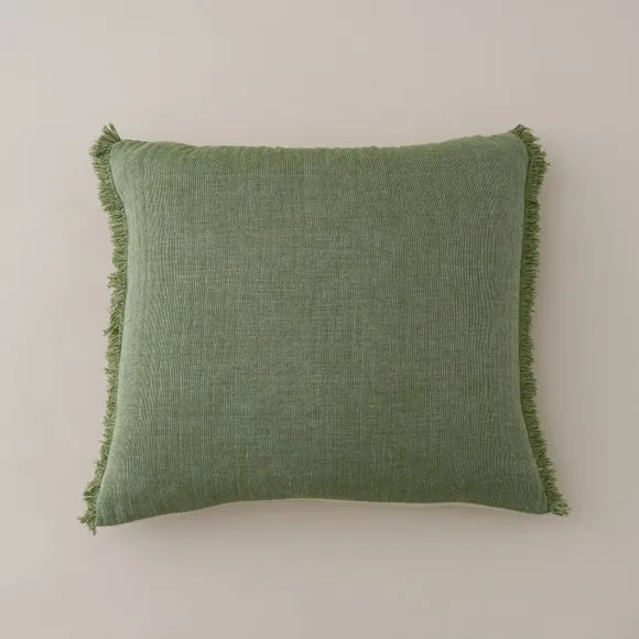 Reversible Muslin Cotton Square Cushion Cover 3