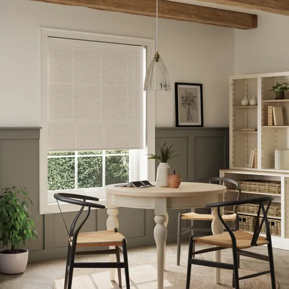 Semi Sheer Boucle Roller Blind 1