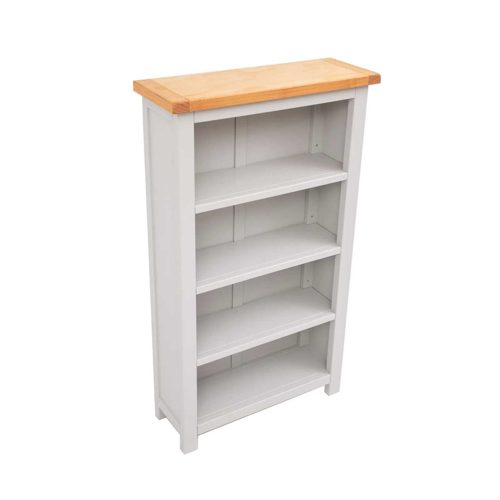 Cabinet Bits Bookcase 120x70x25cm in Light Grey 3