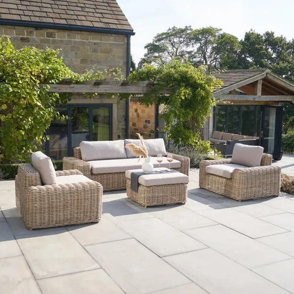 Como Natural Antique Lounge Set