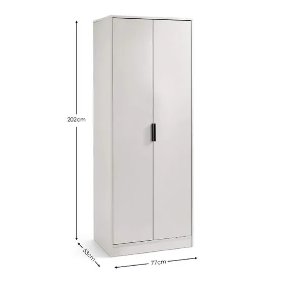 Alba 2 Door Wardrobe 6