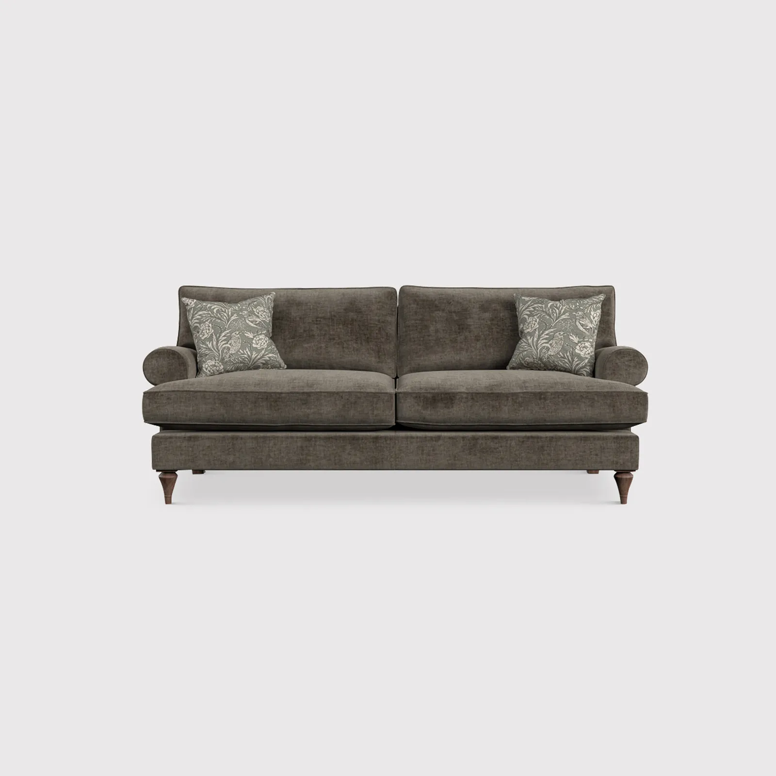 English Heritage Finch Medium Sofa Standard Back, Grey Fabric | Barker & Stonehouse 1