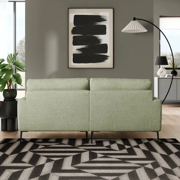 Lawson Chunky Tonal Weave Corner Chaise Sofa 3