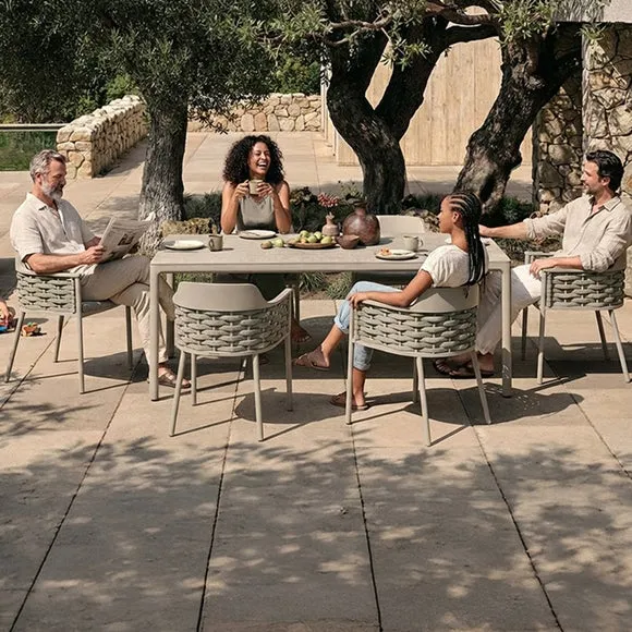 Olma Oblong 6 Seater Garden Dining Set 6