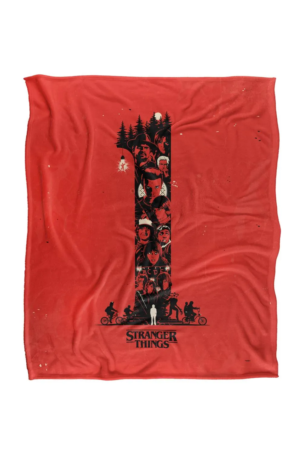 Stranger Things Chapter 1 Poster Super Soft Throw Blanket 152 X 127 Cm