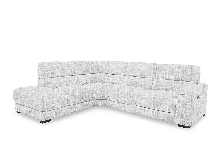 Nova Fabric Power Recliner Storage Chaise End Corner Sofa with Power Headrests - Sofas and Armchairs - In Time for Christmas