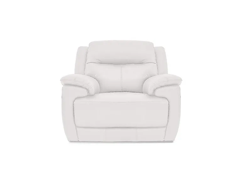 Touch Leather Armchair - BV Star White