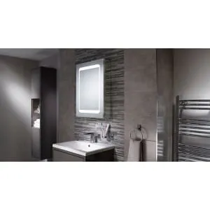 Sensio Earth LED Mirror Cabinet with Integrated Shaver Socket - 700 x 500mm 2