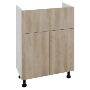 Wickes Broxwood Grey Oak Standard Depth Vanity Unit - 500mm
