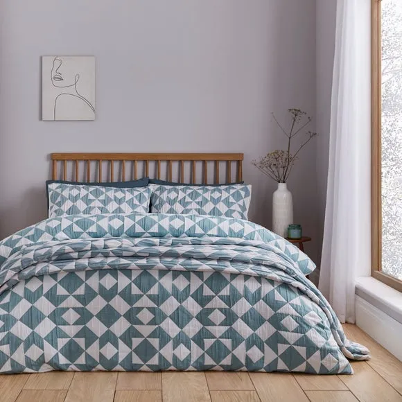 Finn Geo Duvet Cover & Pillowcase Set 3