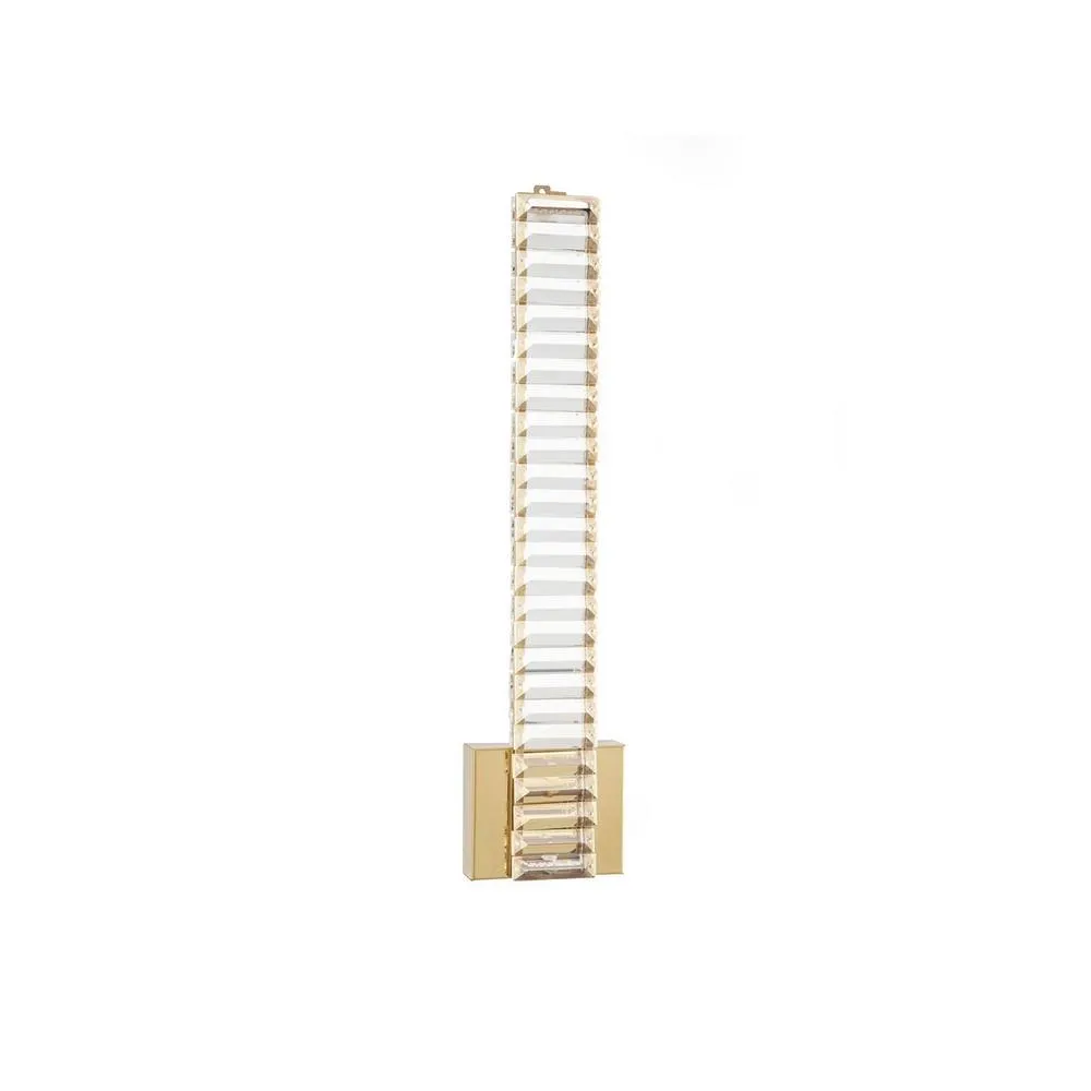 Netlighting Aurelia Wall Lamp Gold Metal Crystal LED 19W 1707Lm 3500K