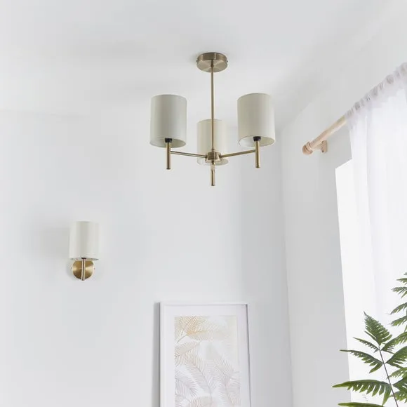 Vogue Dewey 3 Light Semi Flush Ceiling Light 3
