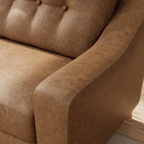 Baxter II Arizona Faux Leather 2 Seater Sofa 4