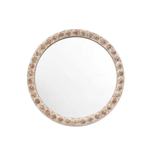 Cedar and Sage Lio Round Wall Mirror