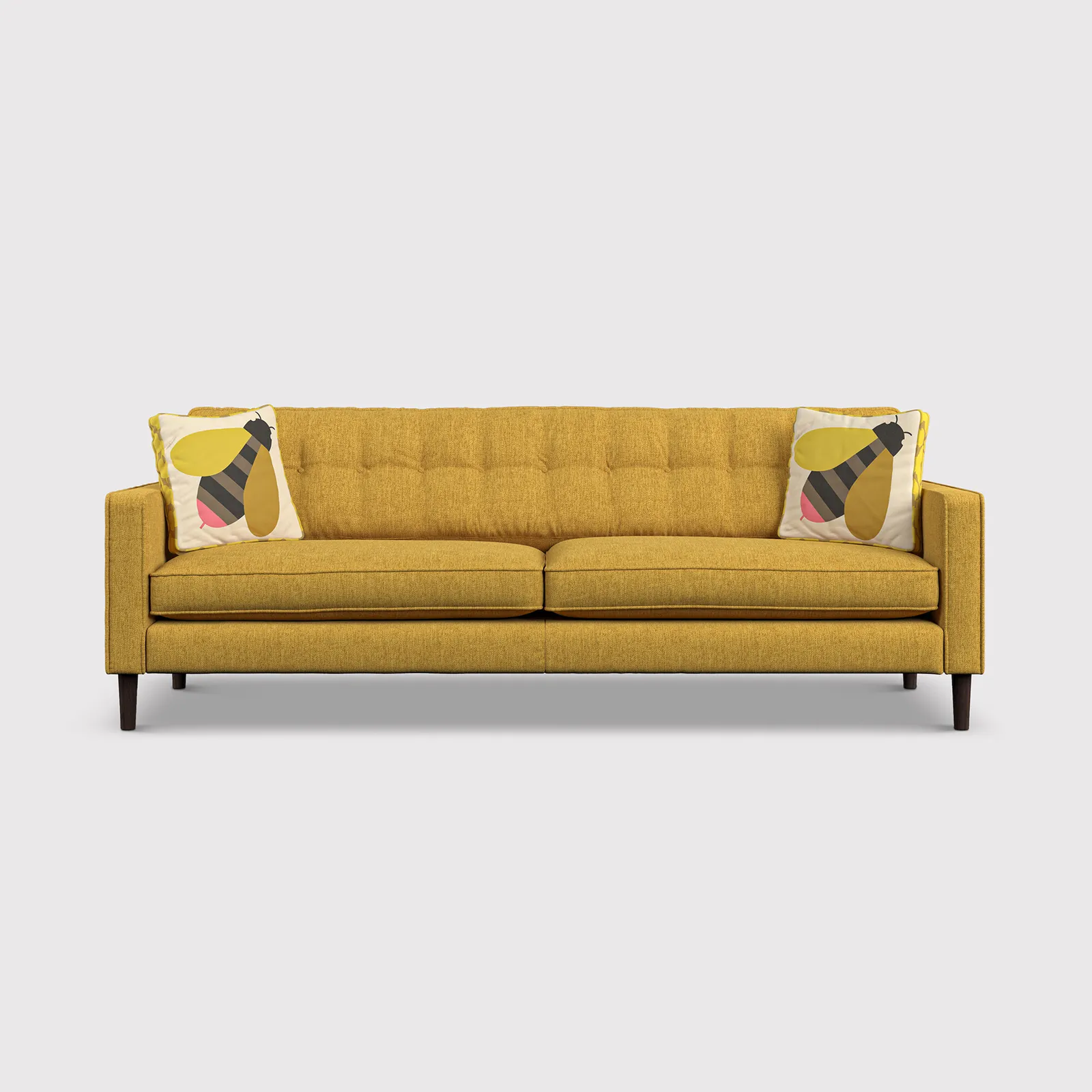 Orla Kiely Ebben Extra Large Sofa, Yellow Fabric | Barker & Stonehouse 1