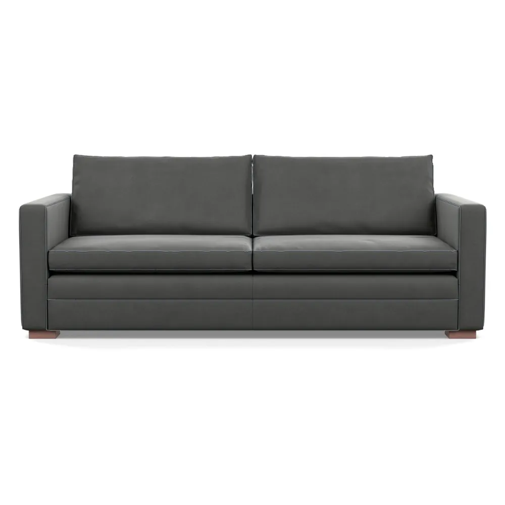 Heal's Palermo 4 Seater Sofa Nobilis Velvet Dolphin Walnut Feet 1