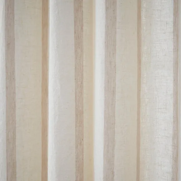 Hoveton Cotton Linen Unlined Slot Top Curtains 2